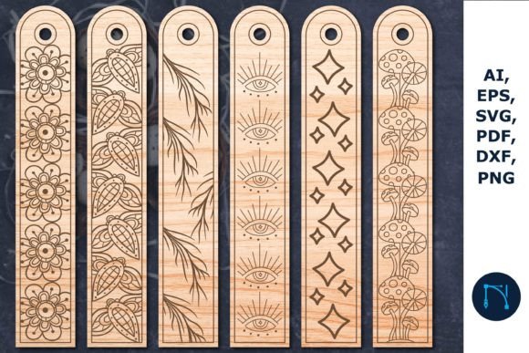 Laser Cut Boho Element Bookmark Bundle